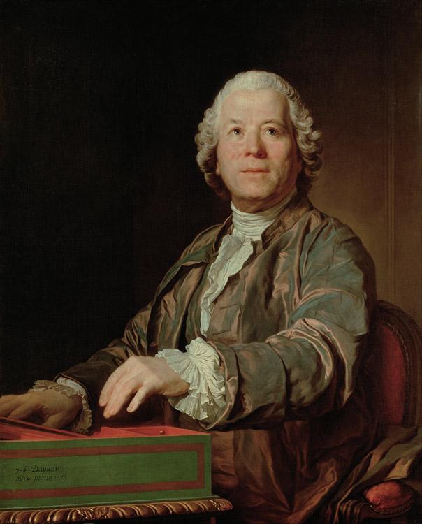 Joseph-Siffred  Duplessis Portrait of Christoph Willibald Gluck (mk08) oil painting image